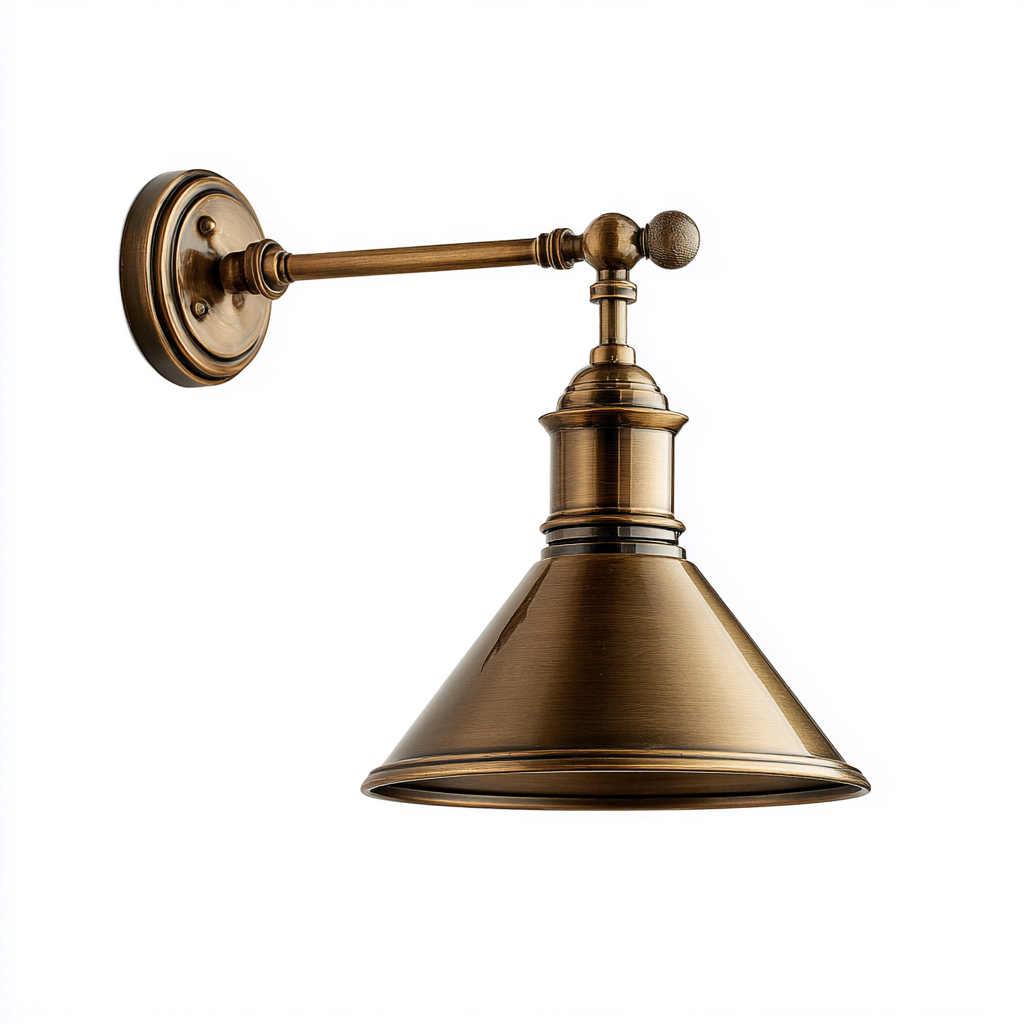 Applique murale metal 24x32x28 cm - bronze - style classique - pour interieur-Designena