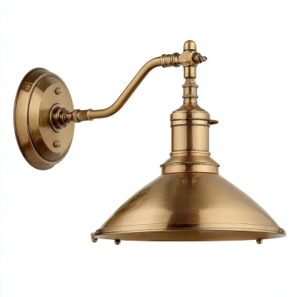 Applique murale metal 26x34x30 cm - bronze - style classique - pour interieur-Designena