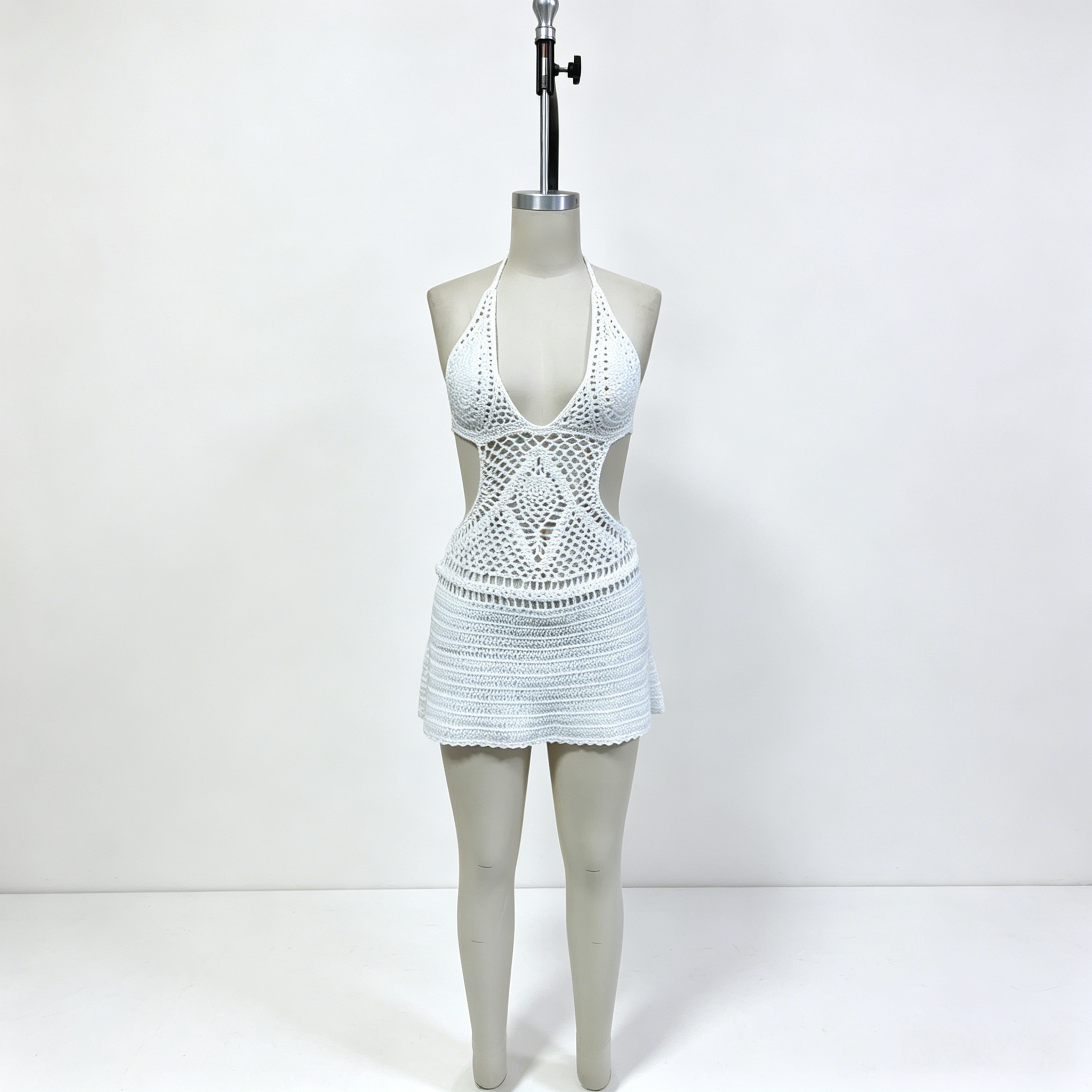 LIFIRE Premium White Handmade Crochet Maxi Cover Up – Resort Luxury