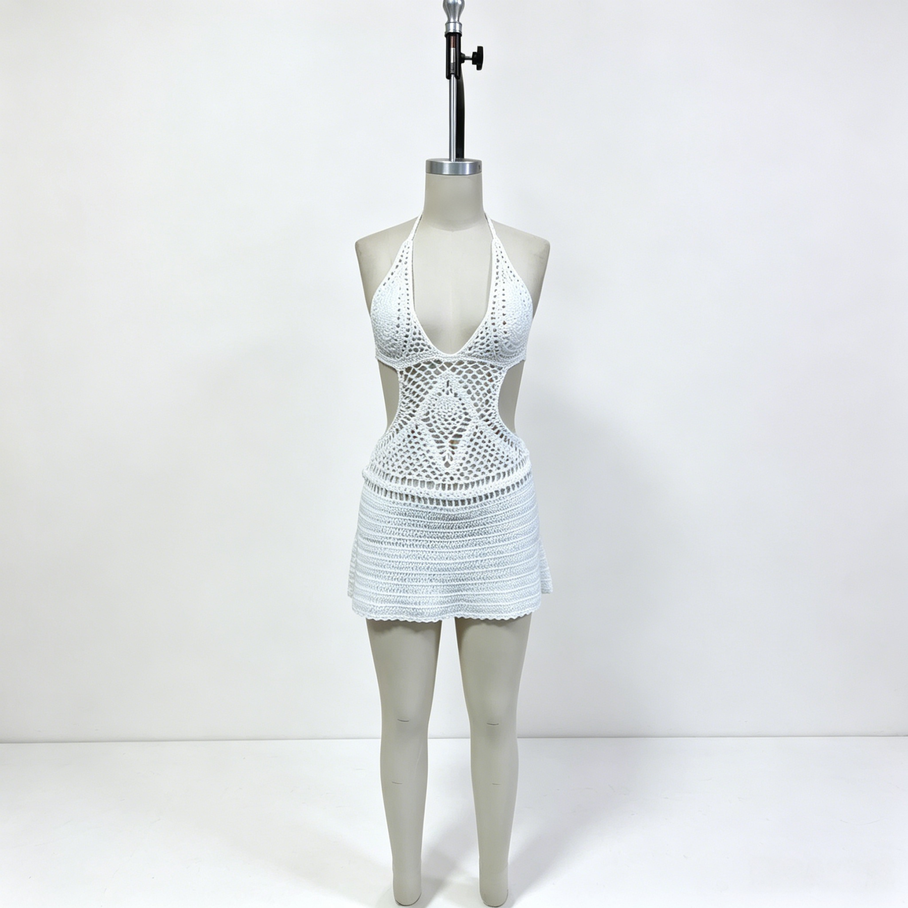 LIFIRE Premium White Handmade Crochet Maxi Cover Up – Resort Luxury