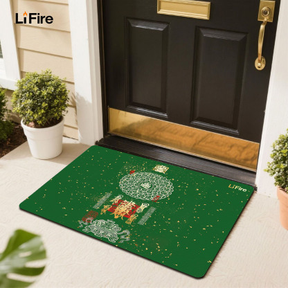 LIFIRE Five Elements Entrance Mat-auspicious themed entrance mat for home decoration