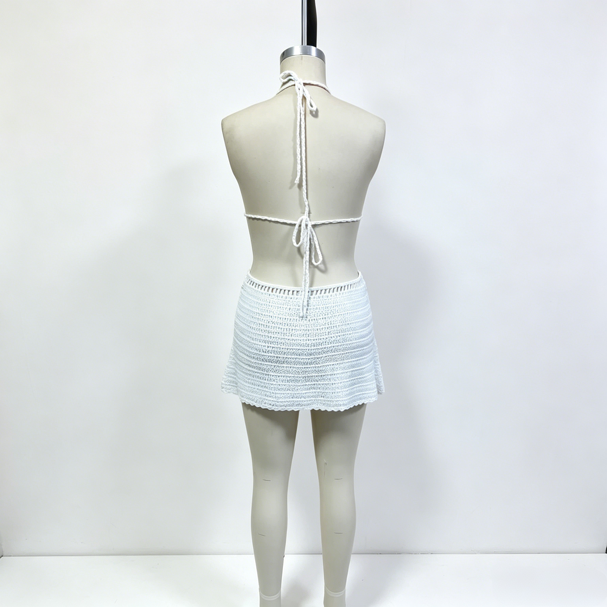 LIFIRE Premium White Handmade Crochet Maxi Cover Up – Resort Luxury