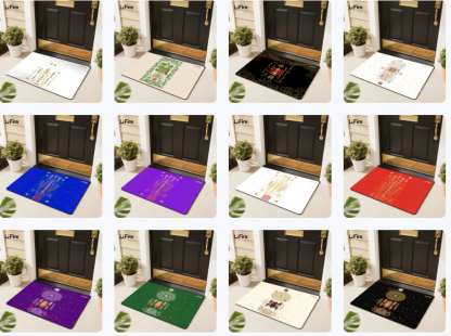 LIFIRE Five Elements Entrance Mat-auspicious themed entrance mat for home decoration