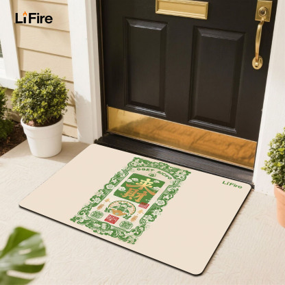 LIFIRE Five Elements Entrance Mat-auspicious themed entrance mat for home decoration