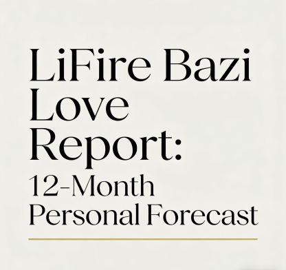 LiFire Bazi Love Report: 12-Month Personal Forecast
