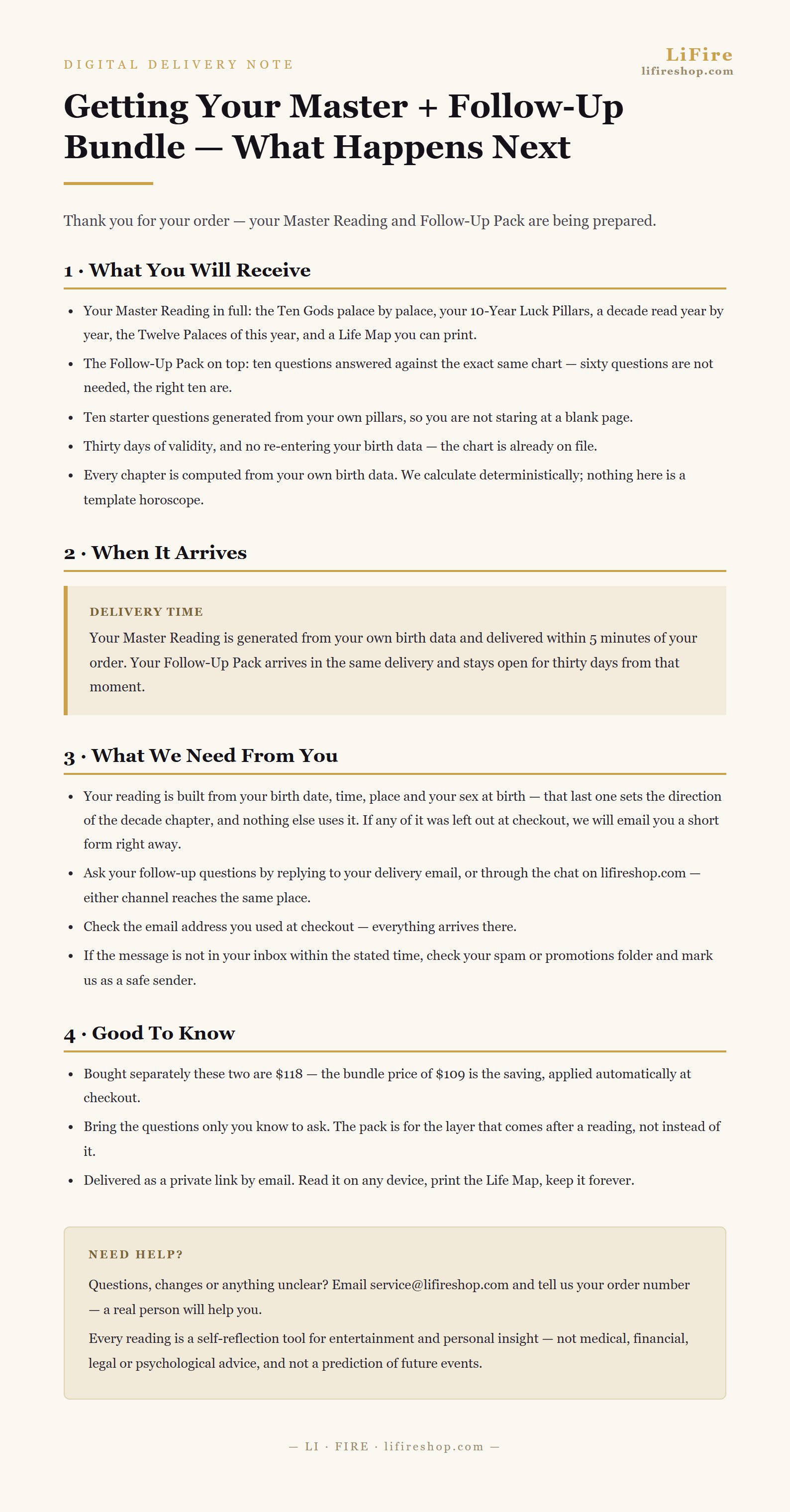 Master + Follow-Up Bundle