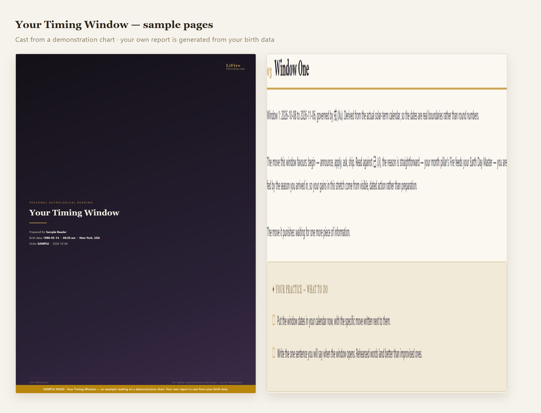 Timing Window
