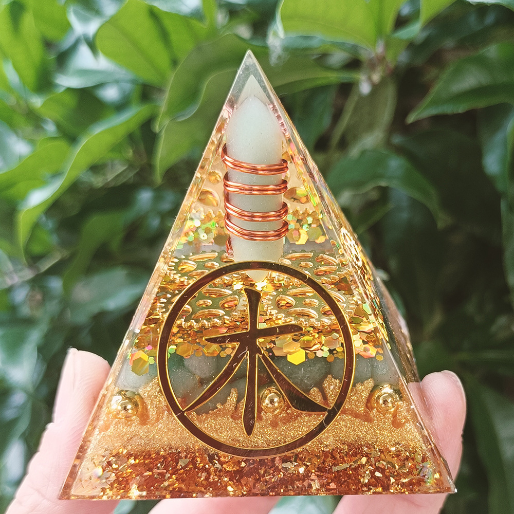 LiFire’s 6cm Five Elements Crystal Shard Pyramids (Bedroom Energy Alignment Collection)