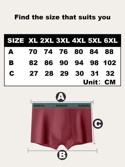 9 pieces pack Men's straight-leg underwear Cotton men's underwear Simple color-matching underwear for men