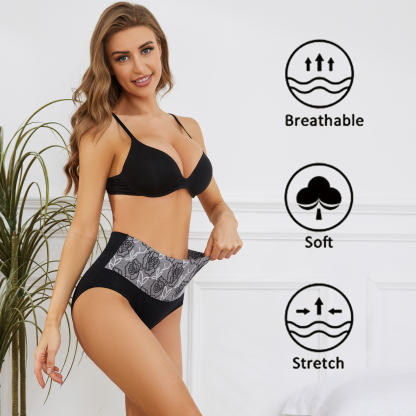 MEIDAYAI Womens Underwear Cotton Tummy Control High Waisted Underwear Soft Breathable Full Coverage Panties Multipack