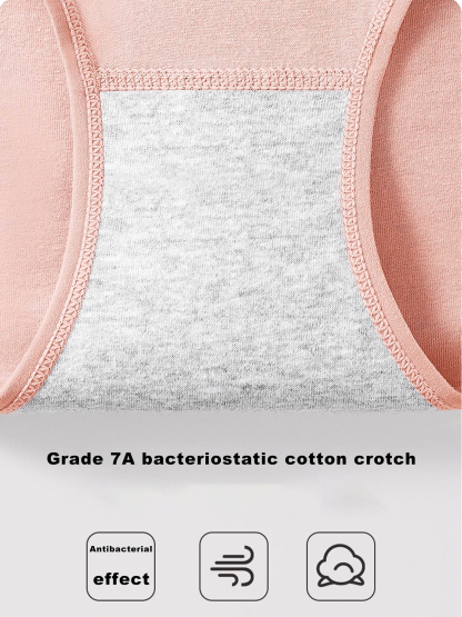 6 Sets Of Women's Menstrual Underwear Tidal Underwear Postpartum Teenage Menstrual Underwear Cotton Postpartum Easy To Clean Underwear