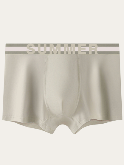 6/9 pieces pack Men's straight-leg underwear Cotton men's underwear Simple color-matching underwear for men