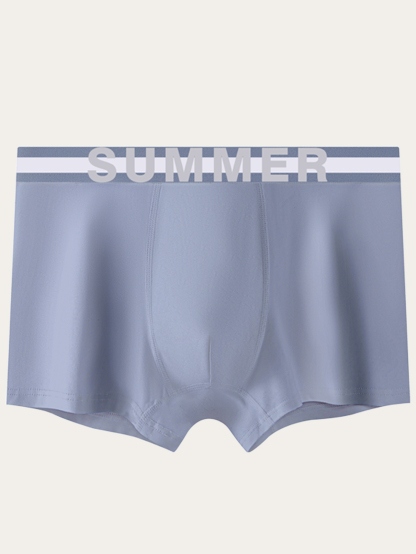 6/9 pieces pack Men's straight-leg underwear Cotton men's underwear Simple color-matching underwear for men