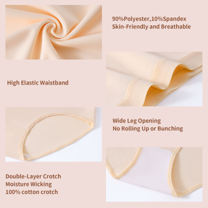 MEIDAYAI Womens Underwear Pack,C Section High Waisted Tummy Control Moisture-Wicking Brief Underwear,plus size Panties 6Packs