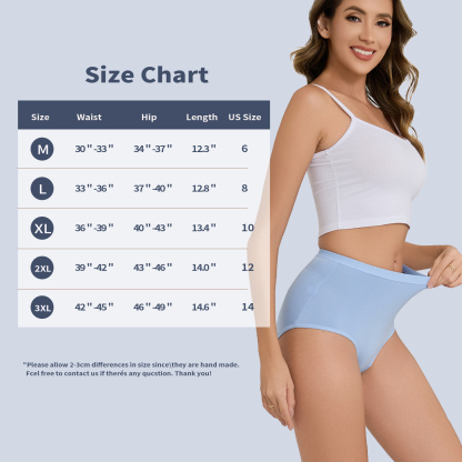 MEIDAYAI Womens Underwear Pack,C Section High Waisted Tummy Control Moisture-Wicking Brief Underwear,plus size Panties 6Packs