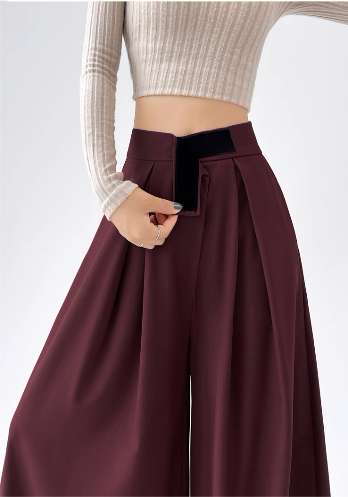 Wide Leg Velcro Pants (Buy 2 Free Shipping)