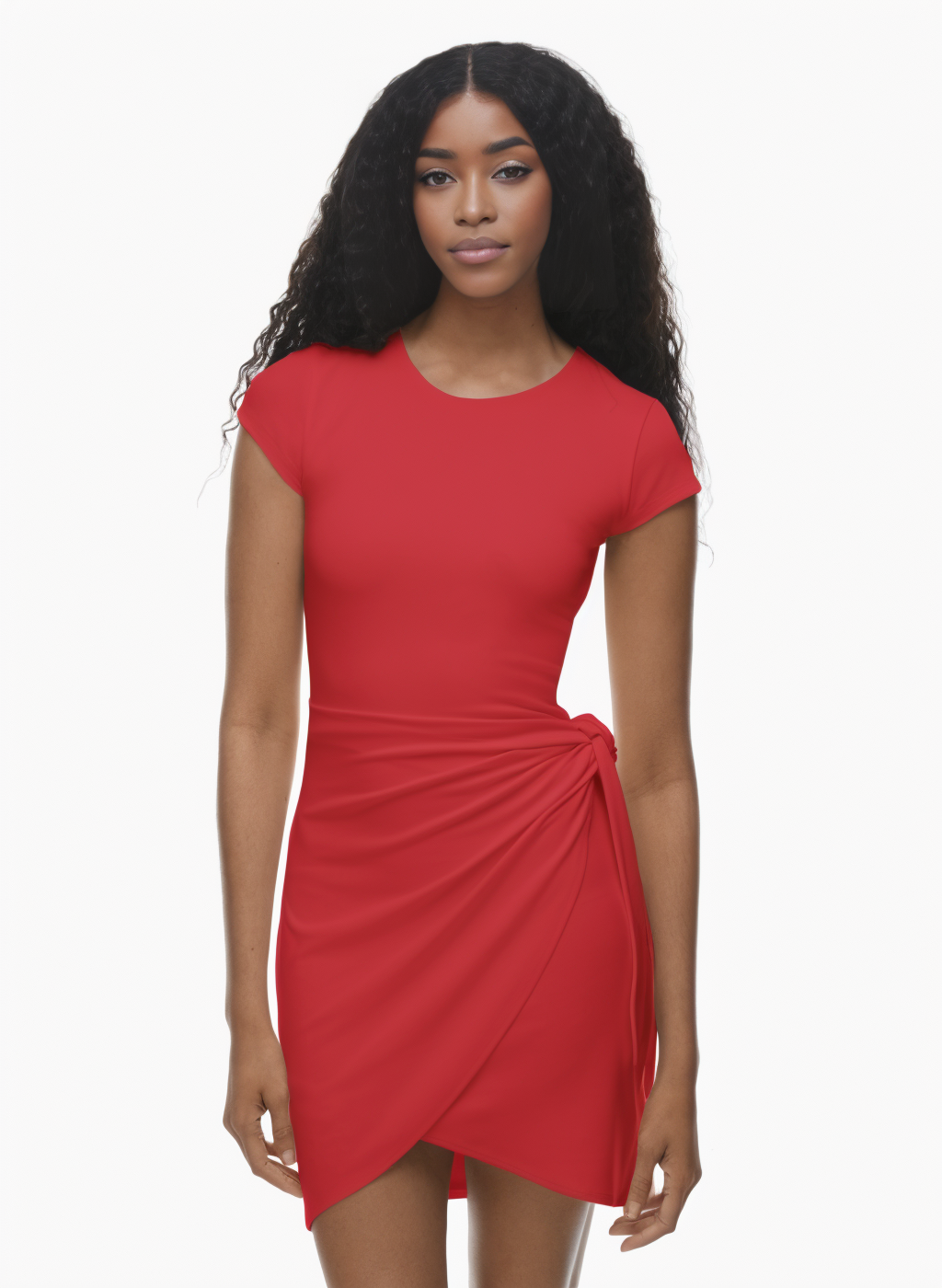 Shaping Wrap Mini Dress (Buy 2 Free Shipping)