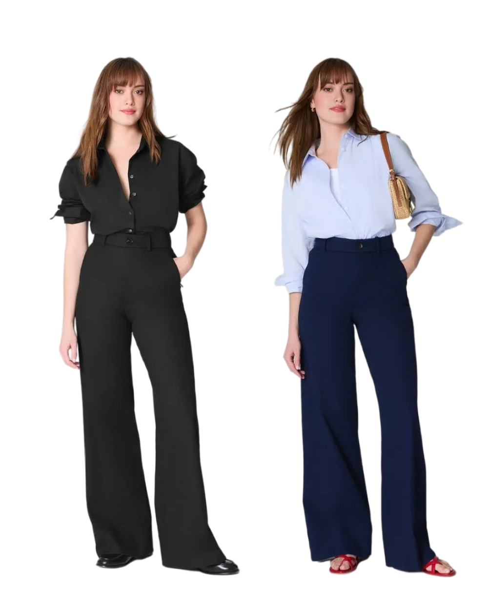 Super Smooth Stretch Twill Wide Leg Pant (Buy 2 Free Shipping)