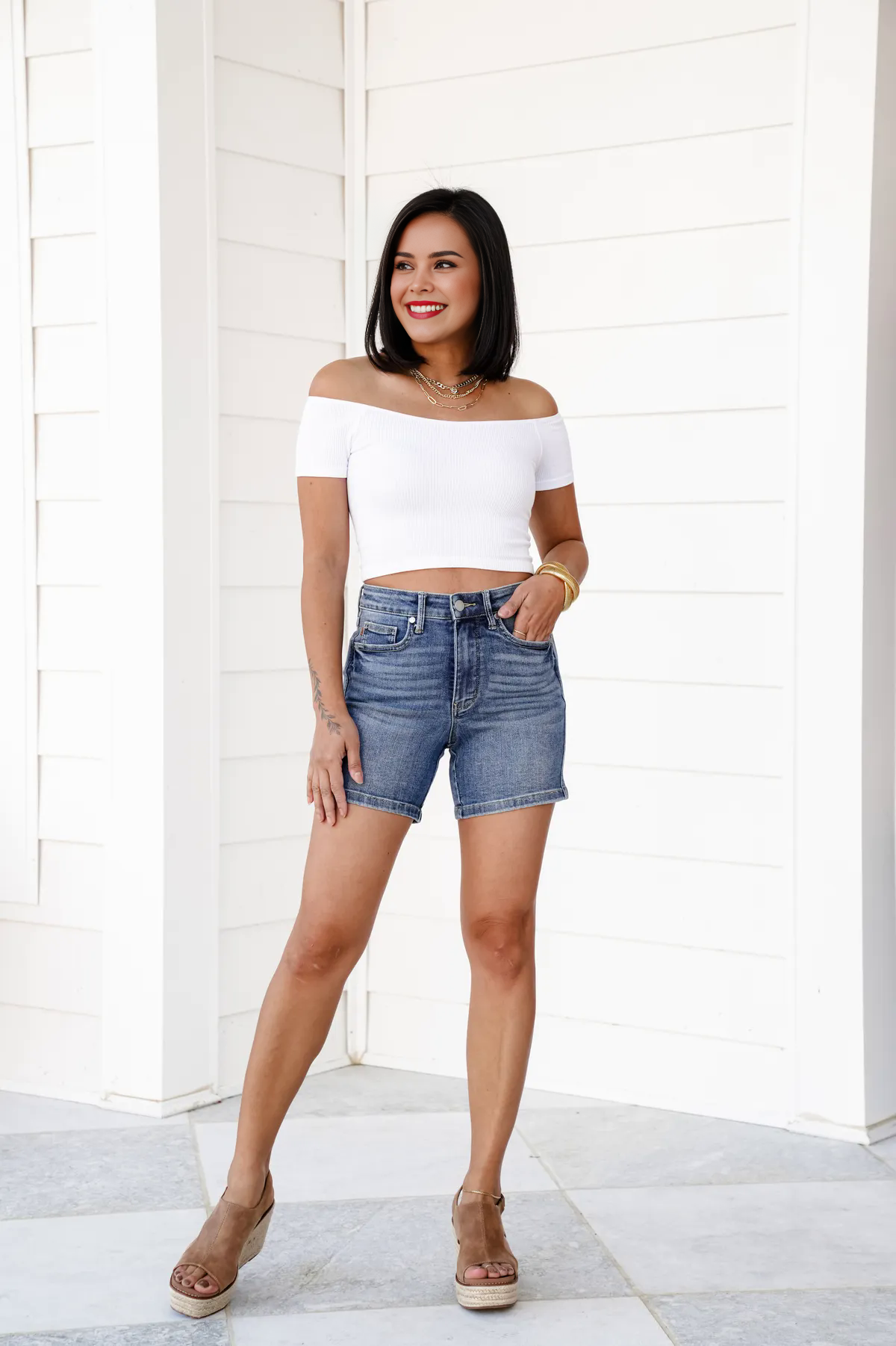 Tummy Control Mid-Rise Classic Shorts (Buy 2 Free Shipping)