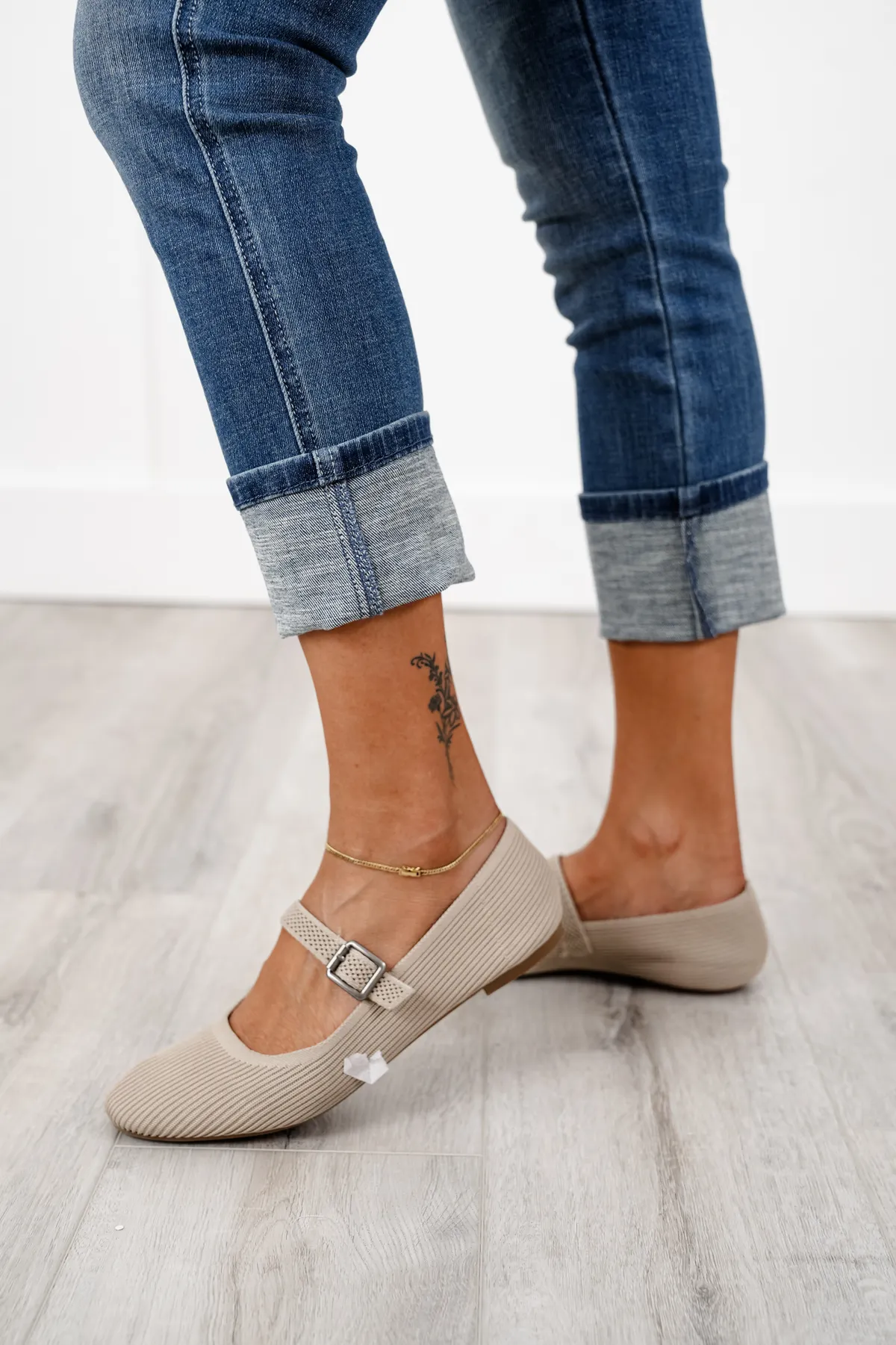 Tummy Control Cuffed Capri Jeans (Buy 2 Free Shipping)