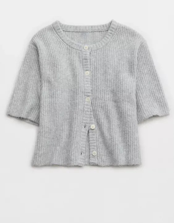 Unreal Short Sleeve Cardigan (Buy 2 Free Shipping)