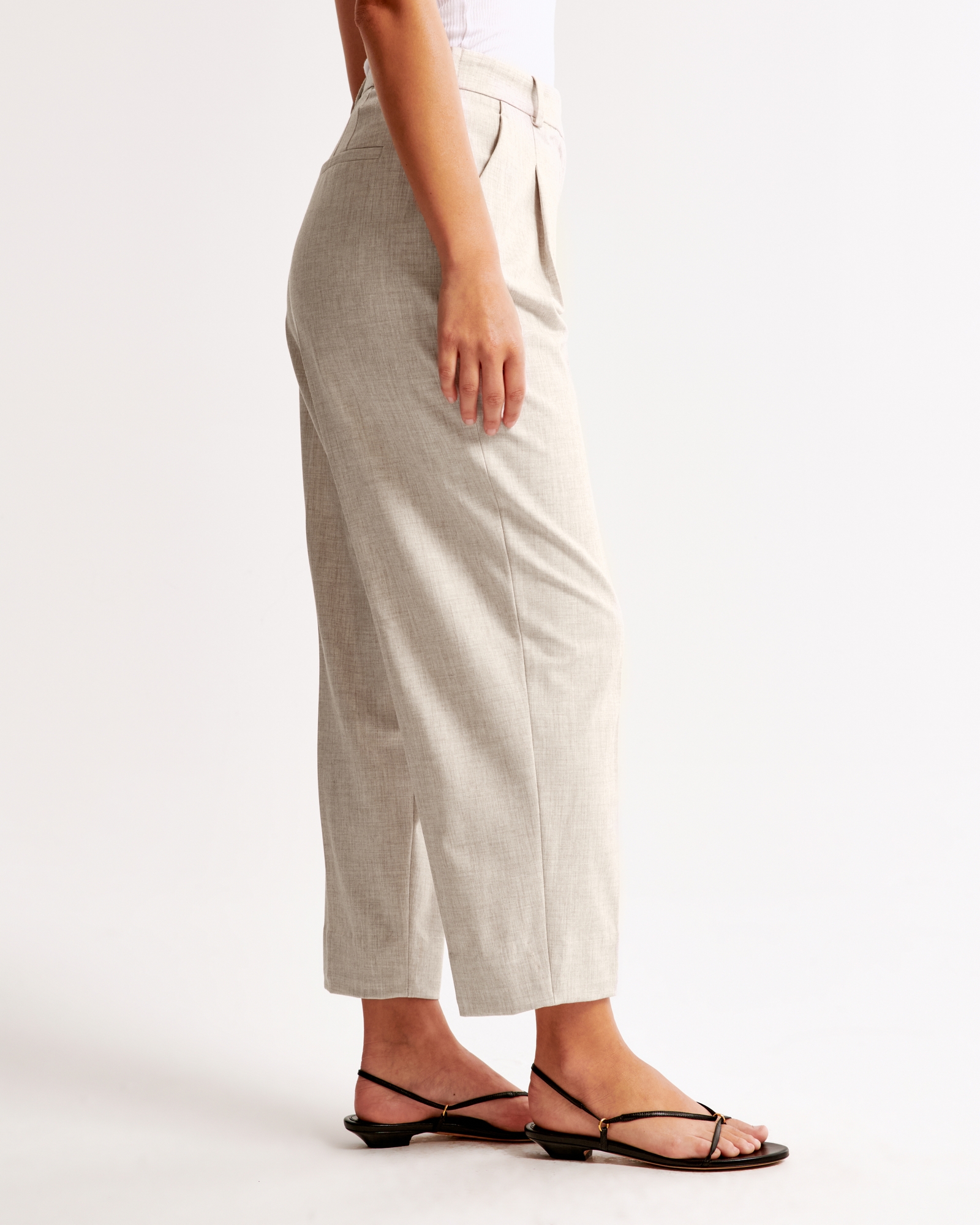 Ankle Grazing Tapered Tailored Pant (Buy 2 Free Shipping)