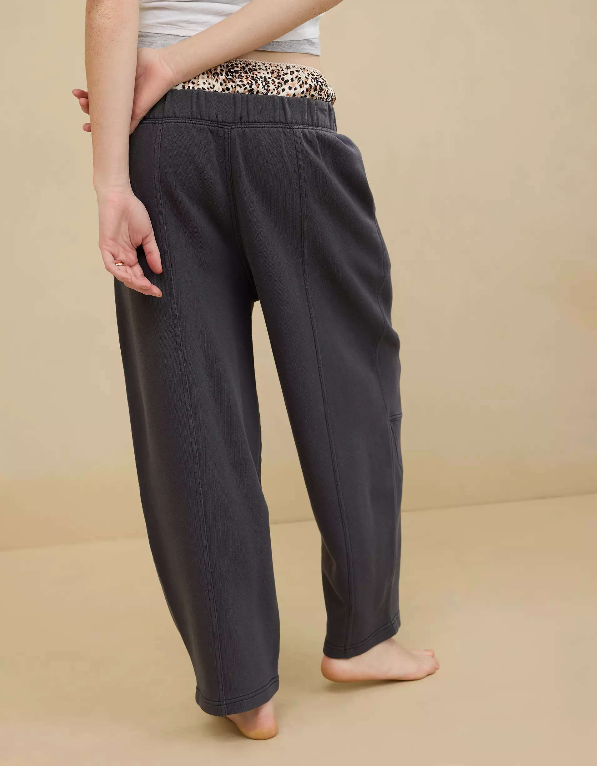 Seams Right Barrel Leg Sweatpant (Buy 2 Free Shipping)