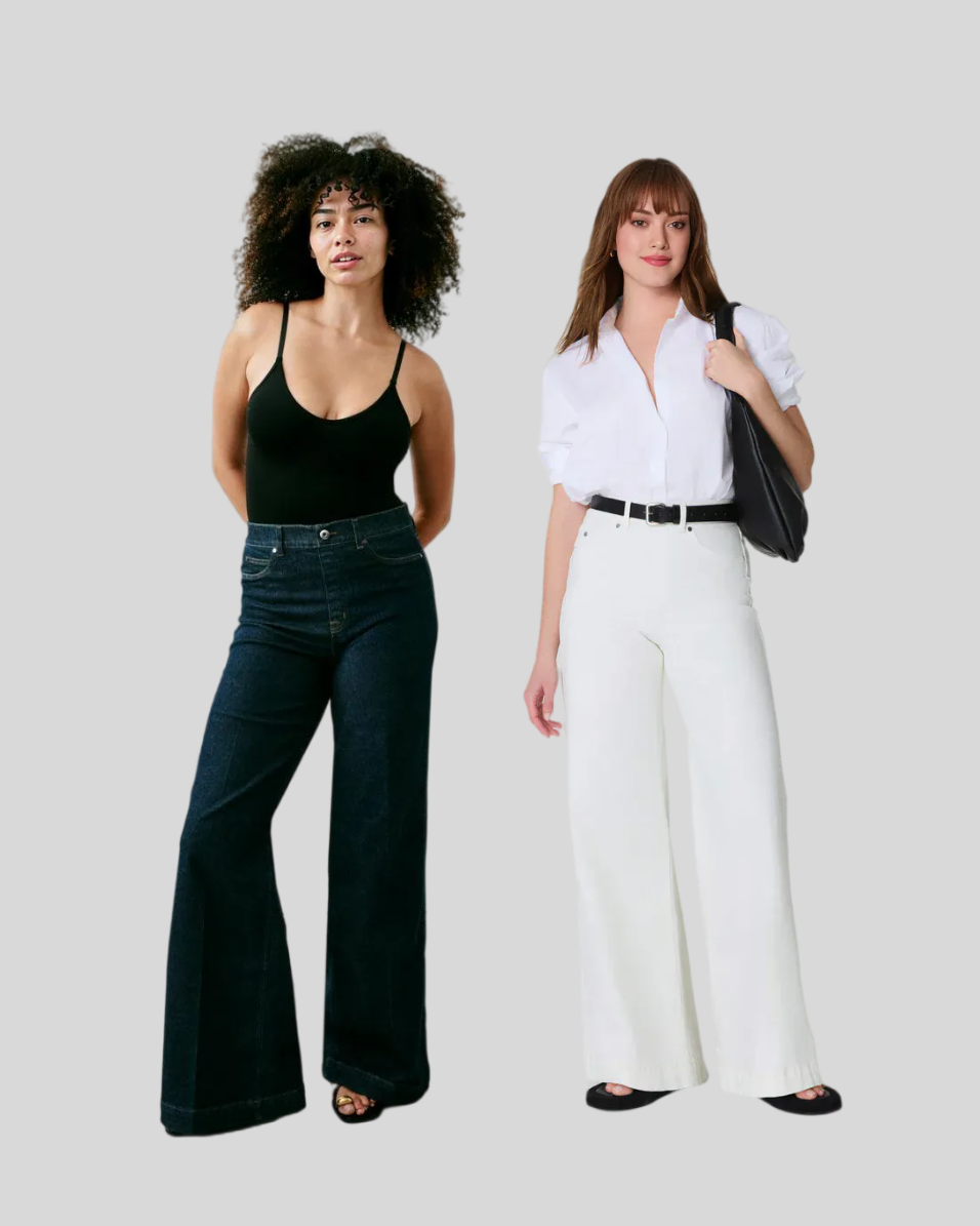 Shape EveryWear Wide Leg Jeans (Buy 2 Free Shipping)