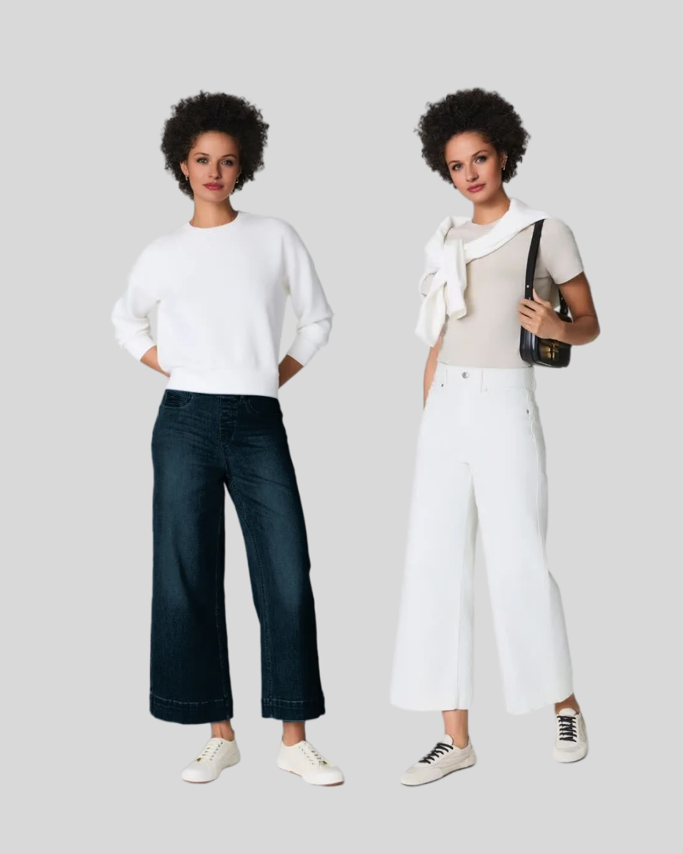 Shape EveryWear Wide Leg Jeans (Buy 2 Free Shipping)