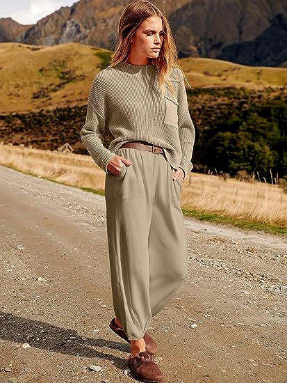 Fall Knit Top Sweater Set(Buy 2 Free Shipping)