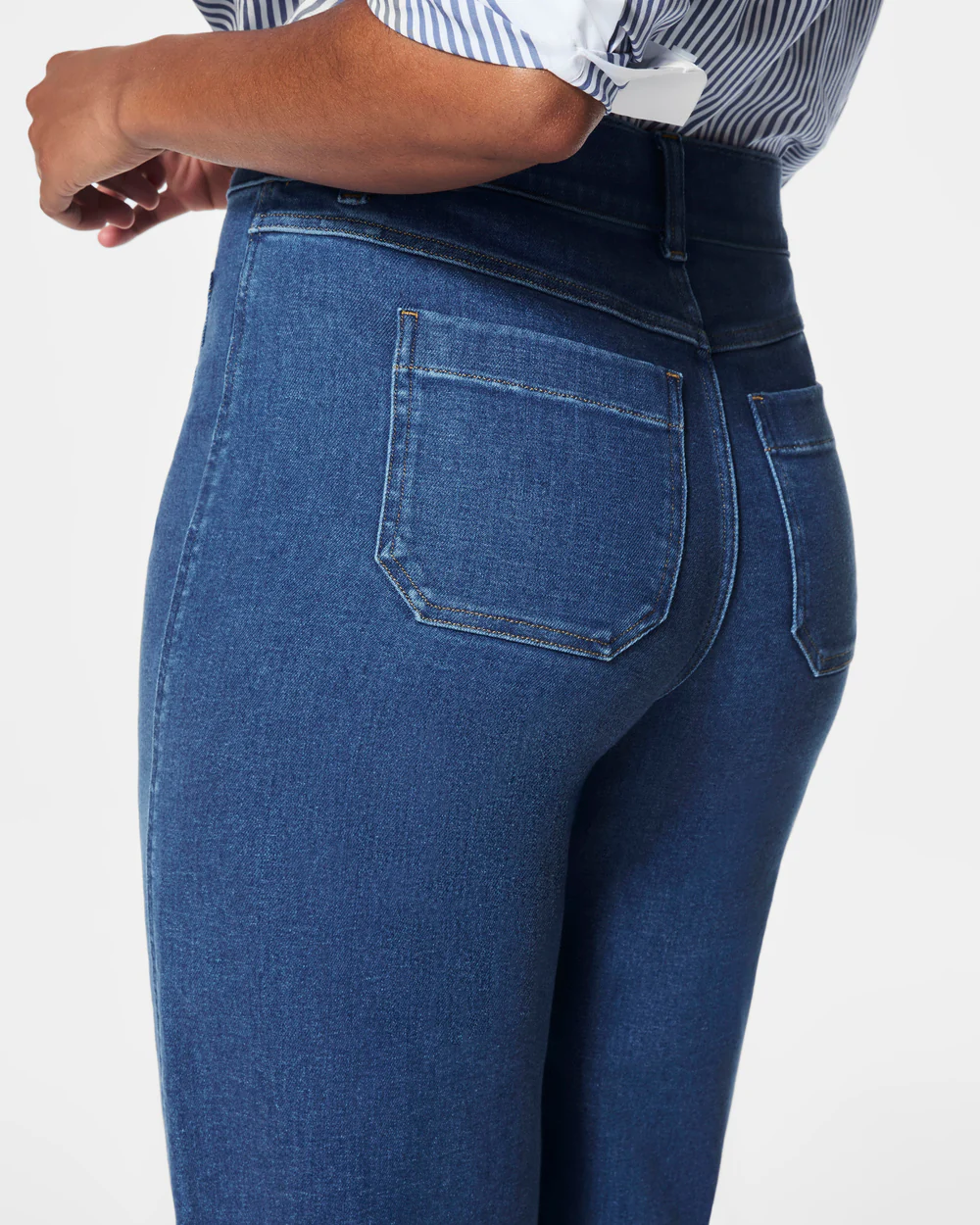 Tummy Control Cropped Wide-Leg Jeans(BUY 2 FREE SHIPPING)
