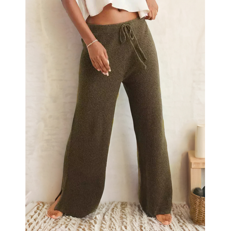 Half Zip Waffle Sweater Set(Buy 2 Free Shipping)