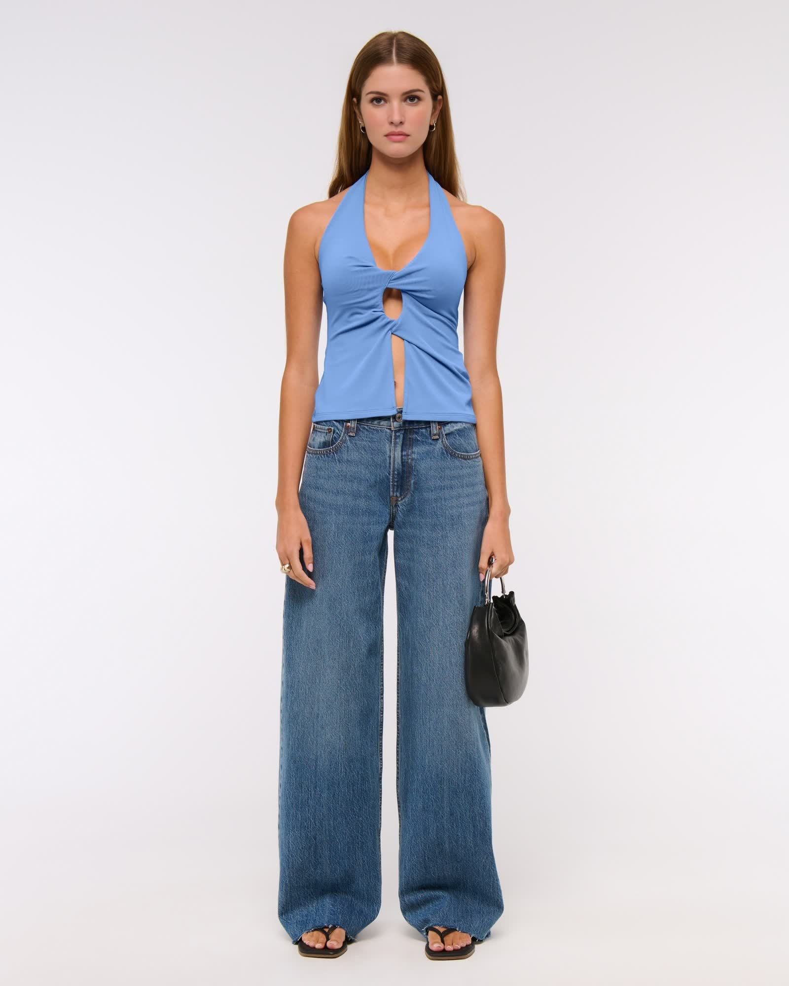 Bra-Free Twist Halter Cutout Top (Buy 2 Free Shipping)