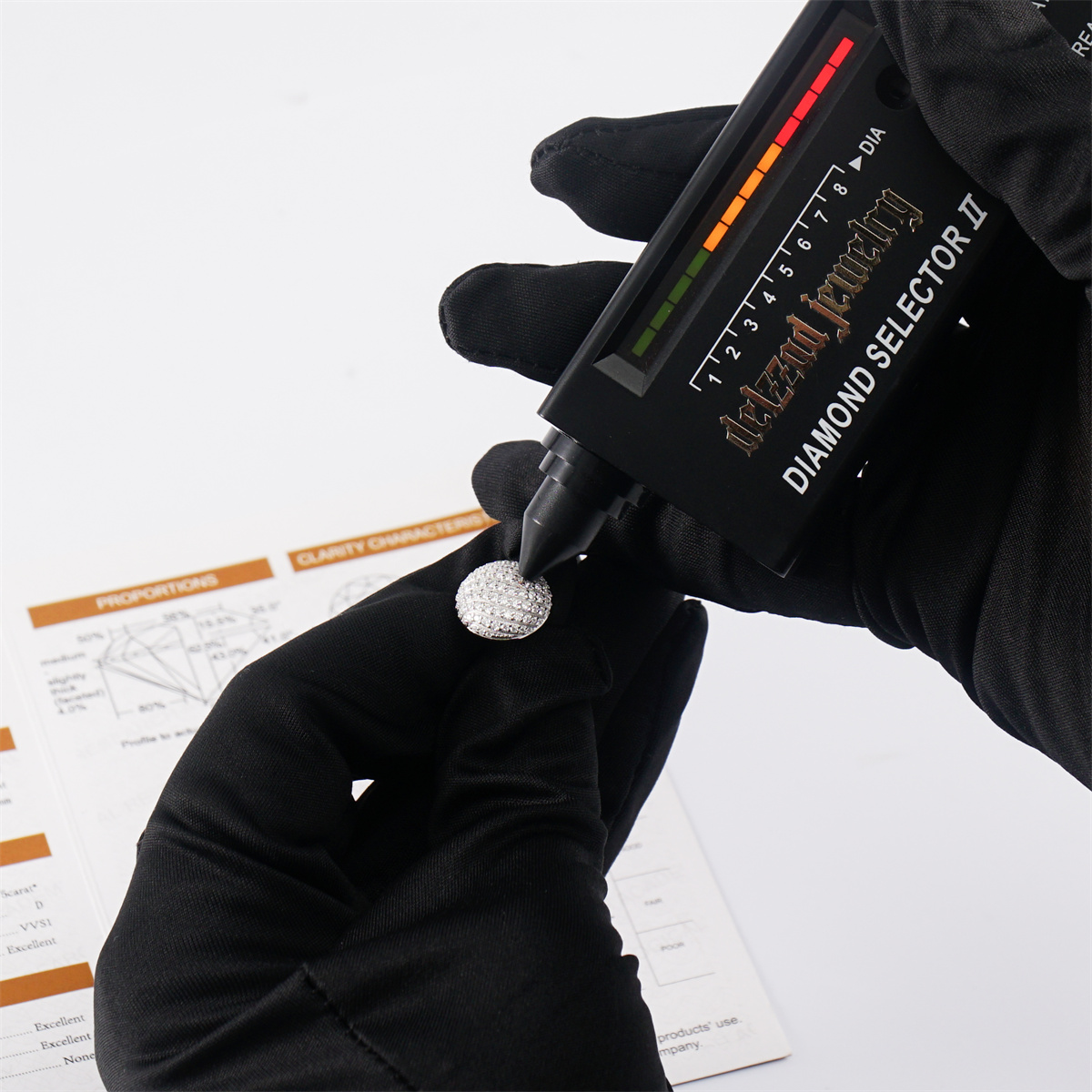 D Color Synthetic Moissanite 1.1ct Round Bling Undular Dome-Shaped Earrings