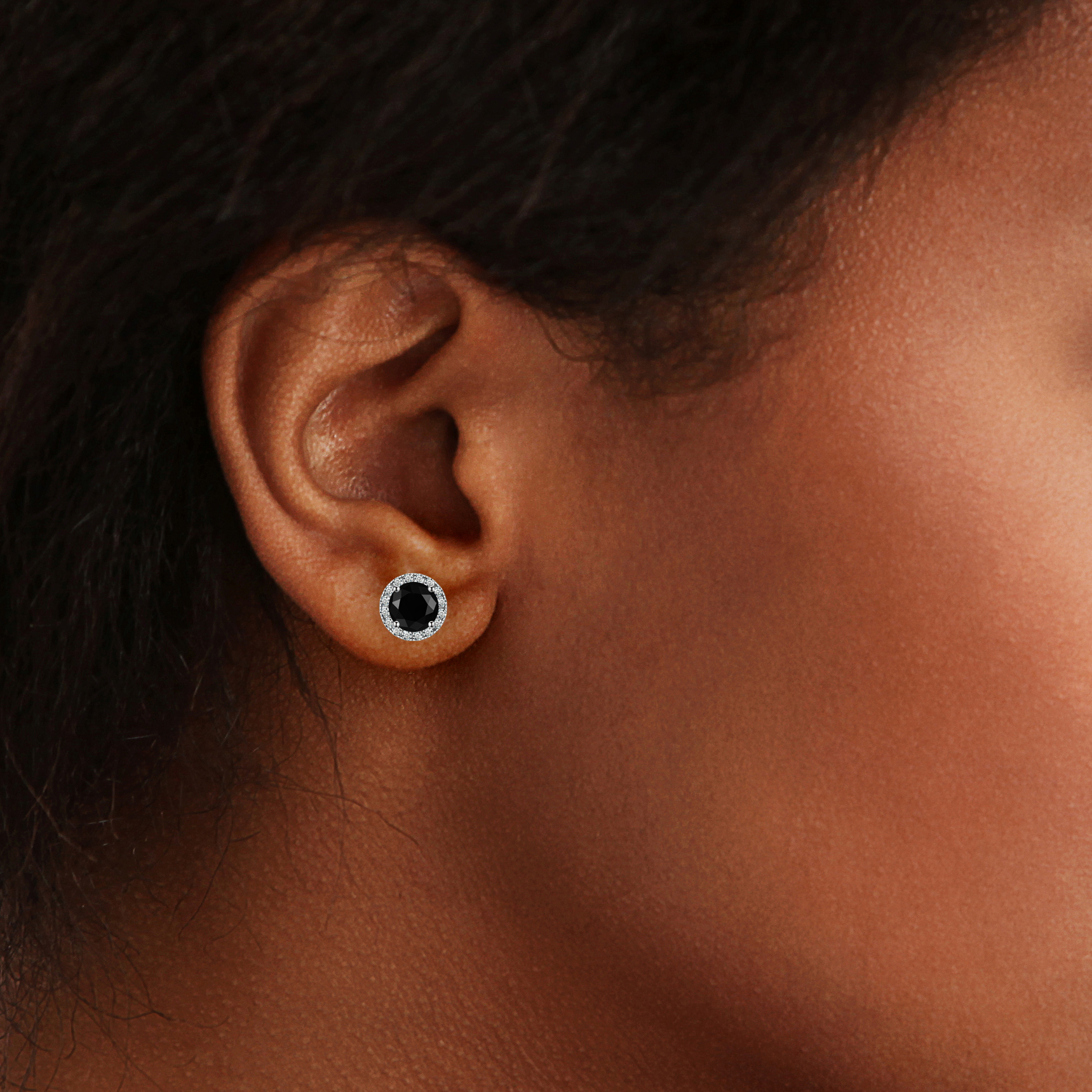 ICEBURST Halo Spark Stud Earrings 925S & VVS Moissanite