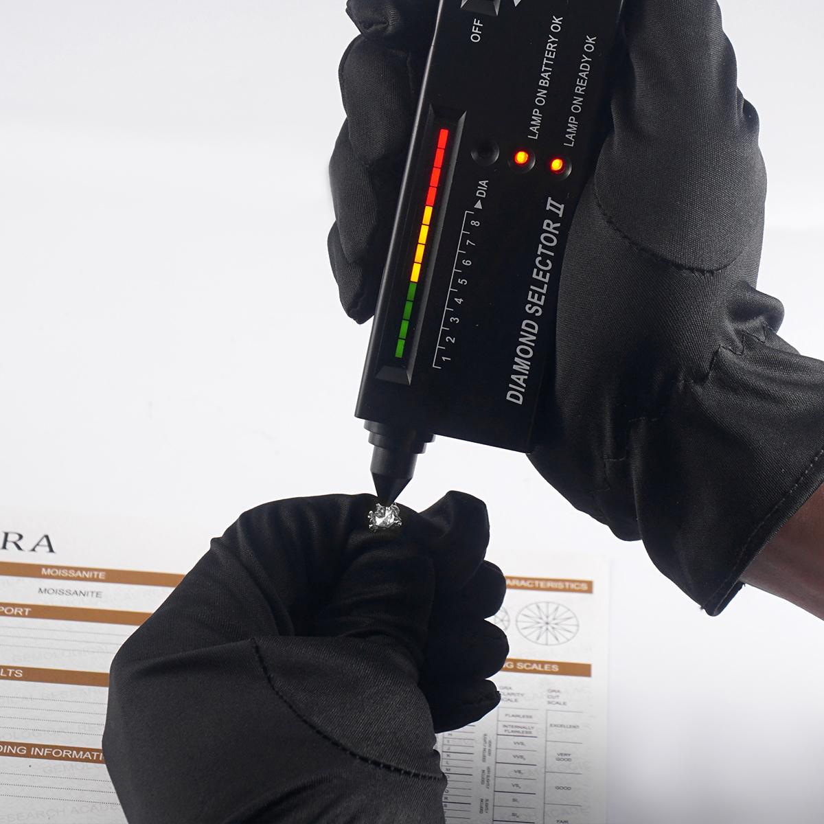 Dragon Claw Prong Earrings S925 VVS Synthetic Moissanite Stud