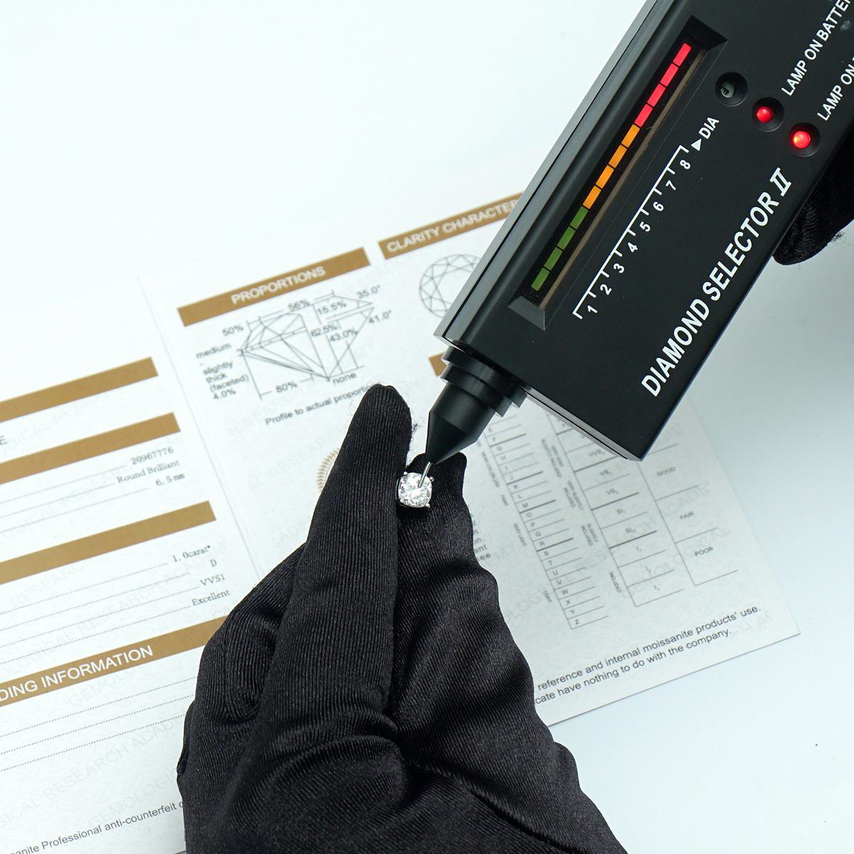 S925 Cushion Cut Synthetic Moissanite Prong Solitaire Stud Earrings Lover St Mother's Day Gifts for Men Women