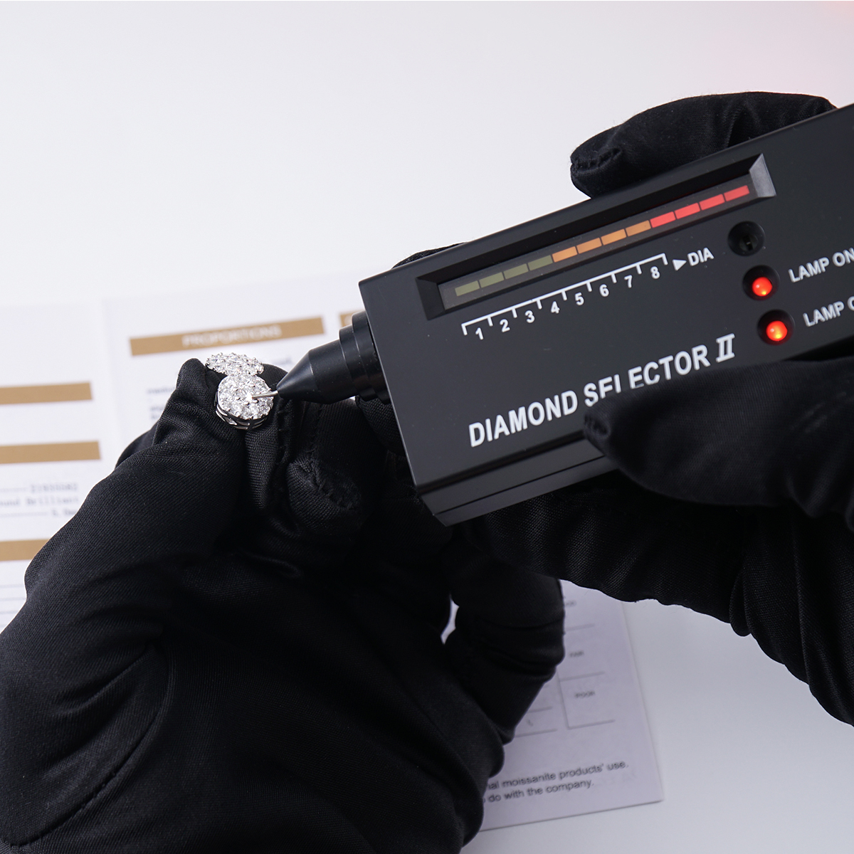 10MM 925S & VVS Moissanite Cluster Halo Stud Earrings Screw Back