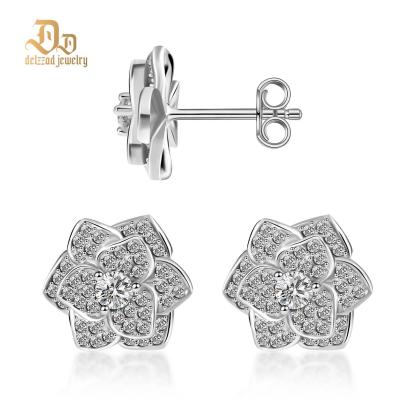 Flora Muse Earrings S925 VVS Synthetic Moissanite Stud