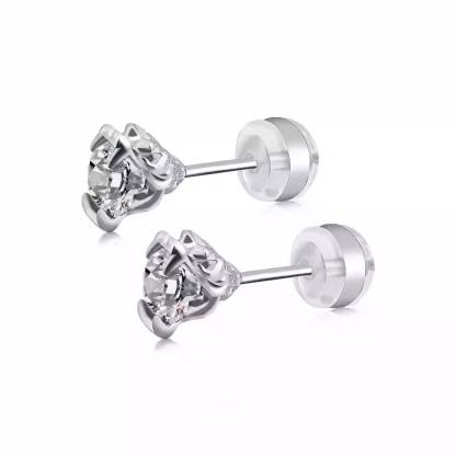 Venom Kiss Earrings S925 VVS Synthetic Moissanite Stud