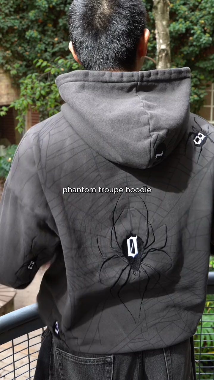 Spider Vintage Zip-Up Hoodie
