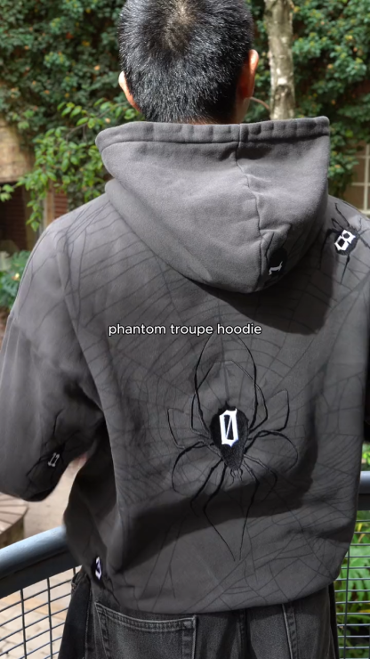 Spider Vintage Zip-Up Hoodie