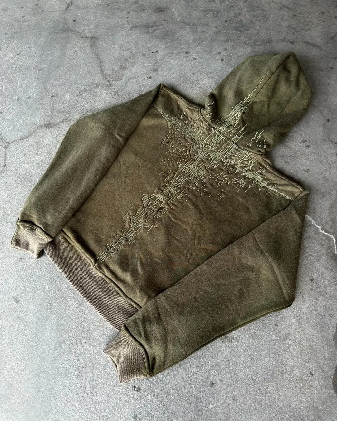 Harf A Million Embroidered  Hoodie
