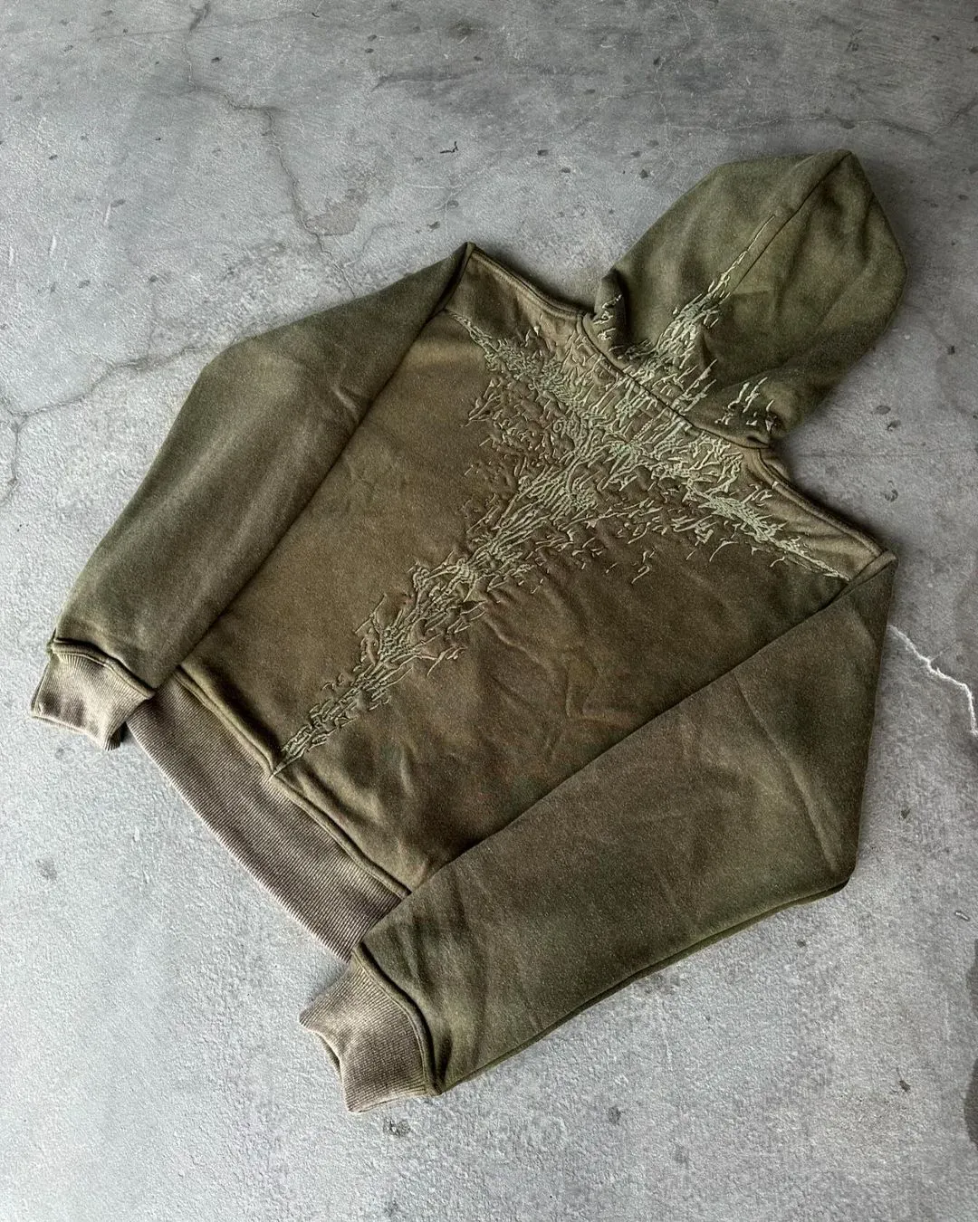 Harf A Million Embroidered  Hoodie