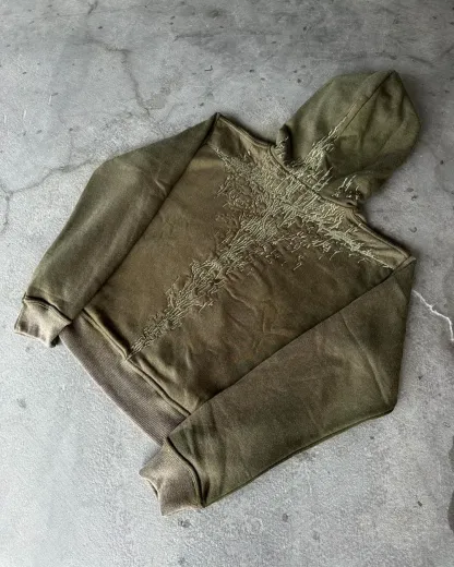 Harf A Million Embroidered  Hoodie