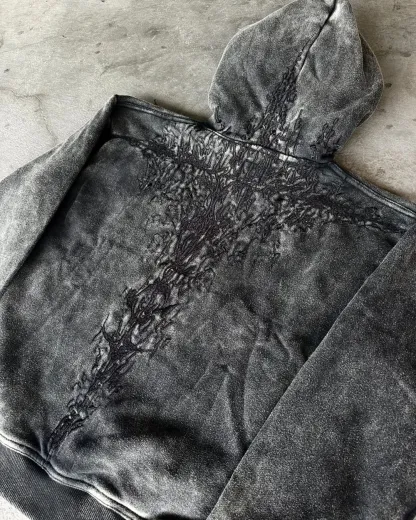 Harf A Million Embroidered  Hoodie