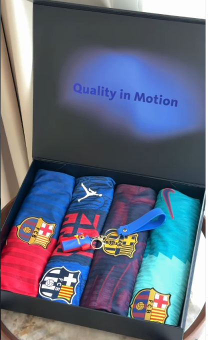 FC Barcelona Jersey Set – (4-Piece Set)