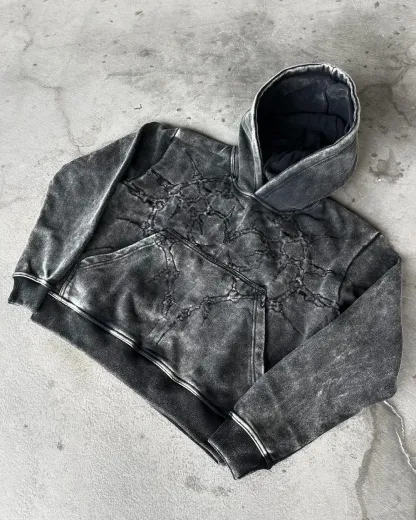 Harf A Million Embroidered  Hoodie
