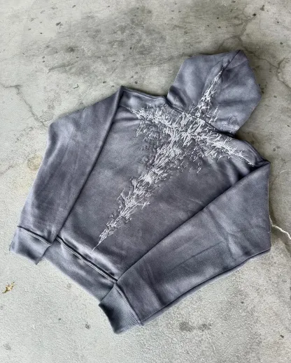 Harf A Million Embroidered  Hoodie