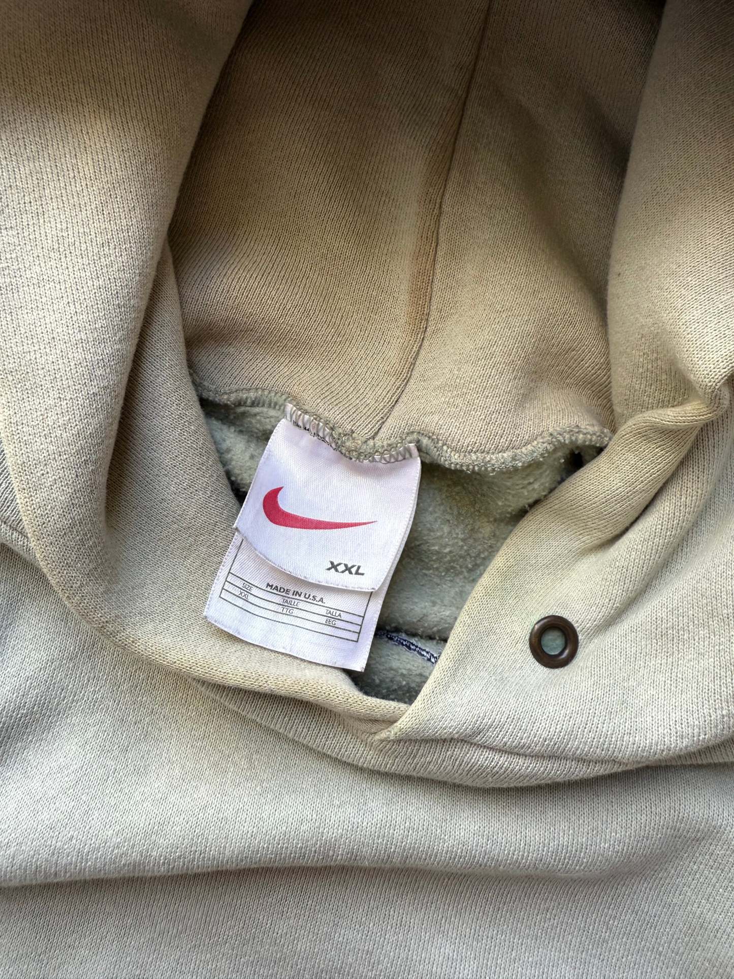 90鈥檚  Pistachio Center Swoosh Hoodie - 2XL